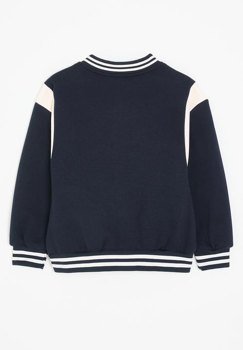 Pop Candy - Baseball jacket - black/white