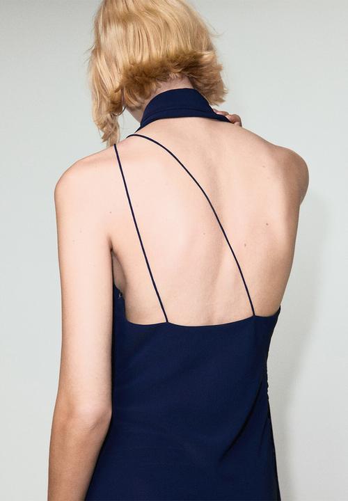 MANGO - Dress eva - dark blue
