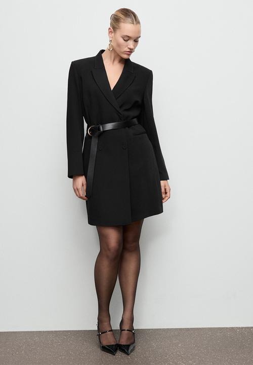 MANGO - Dress loidi - black