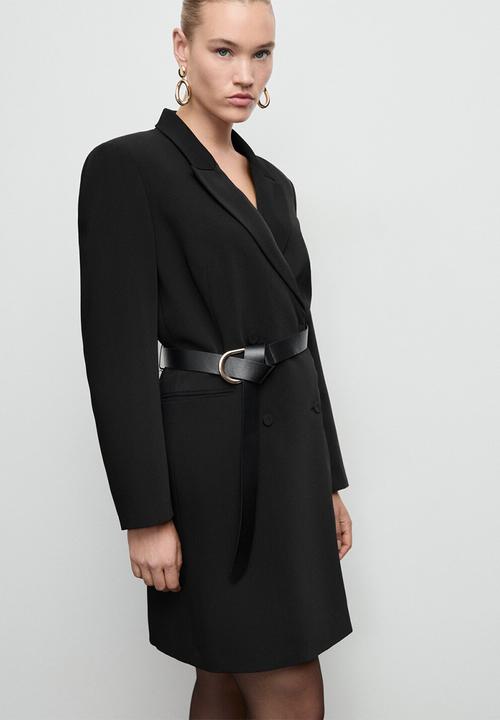 MANGO - Dress loidi - black