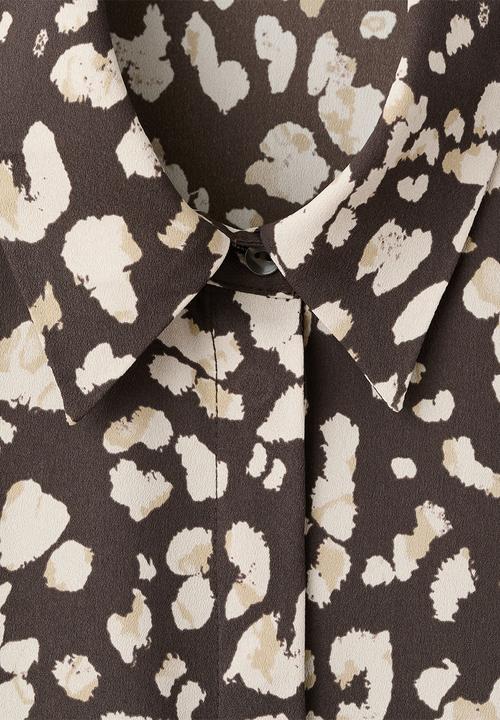 MANGO - Shirt basic - brown