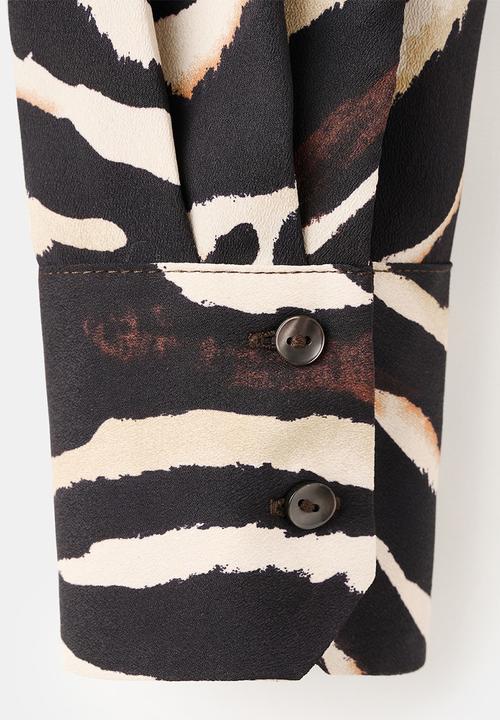 MANGO - Shirt basic - black