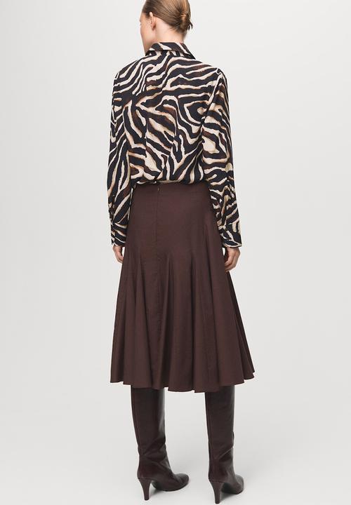 MANGO - Shirt basic - black
