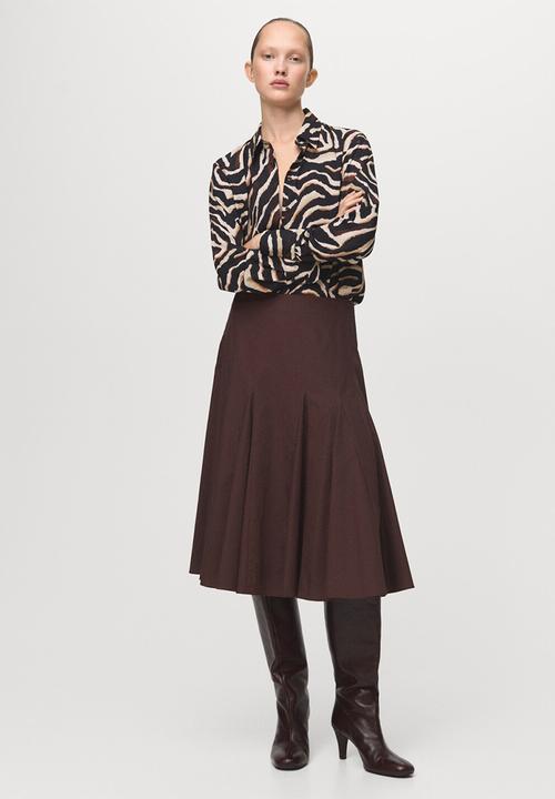 MANGO - Shirt basic - black