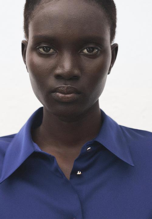 MANGO - Shirt ideale - medium blue