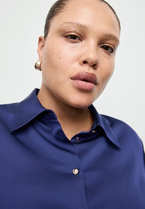 MANGO - Shirt ideale - medium blue