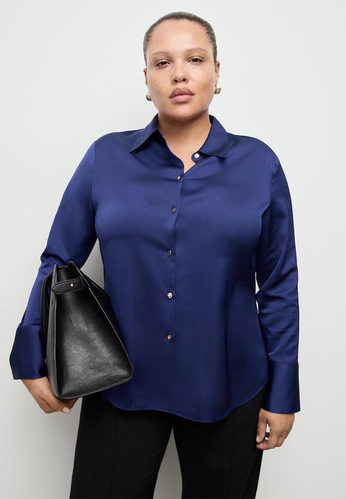 MANGO - Shirt ideale - medium blue