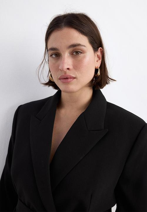 MANGO - Blazer iguana - black