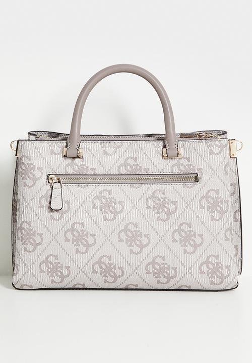 GUESS - Erenia girlfriend satchel tote bag - dove grey