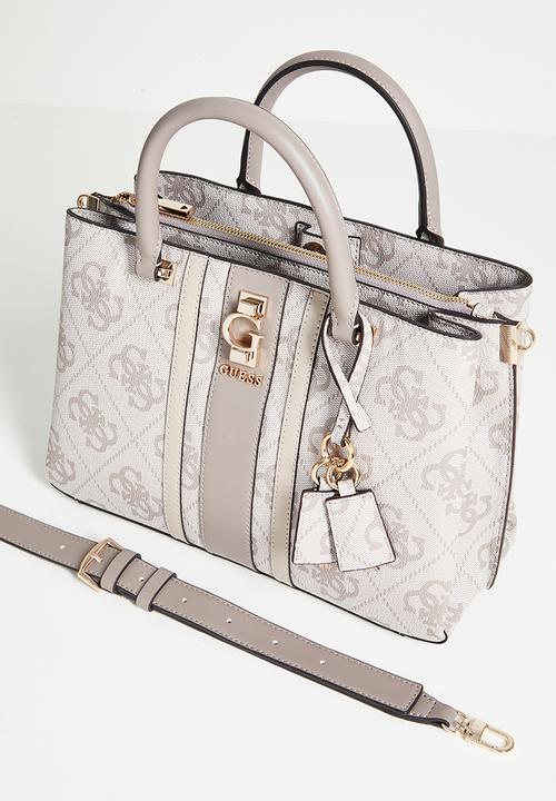GUESS - Erenia girlfriend satchel tote bag - dove grey