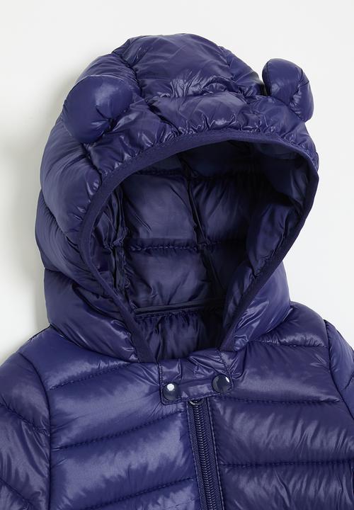 Pop Candy - Puffer with bear ears - navy