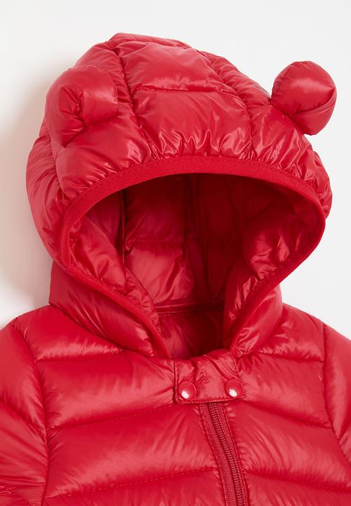 Pop Candy - Puffer with bear ears - red