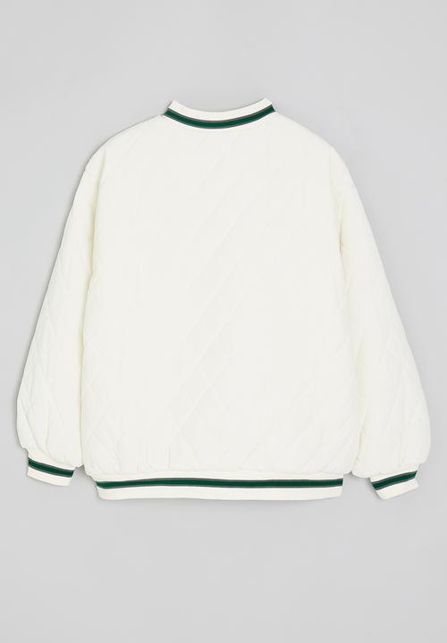 Pop Candy - Quilted jacket - white/green