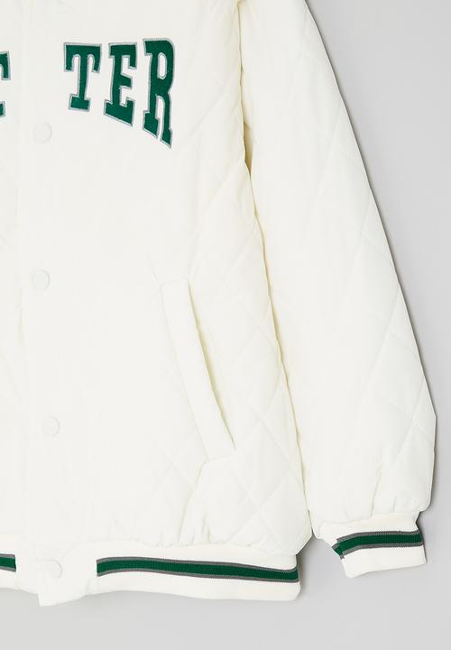 Pop Candy - Quilted jacket - white/green