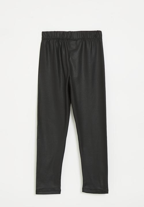 Pop Candy - PU leggings - black