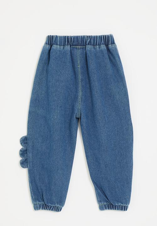 Pop Candy - Jogger-style dino jeans - blue