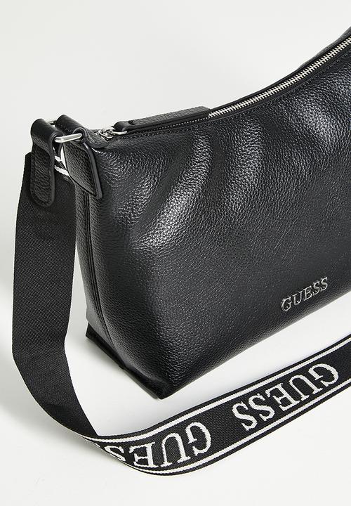 【ブラック(BLA)】GUESS ショルダーバッグ (W)MALEENA Convertible Top Zip GUESS（ゲス） ショルダーバッグ バッグ MALEENA Convertible Top Zip
