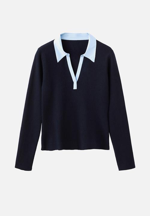MANGO - Sweater mari - navy