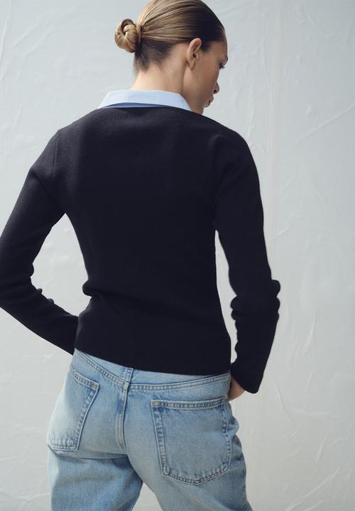 MANGO - Sweater mari - navy