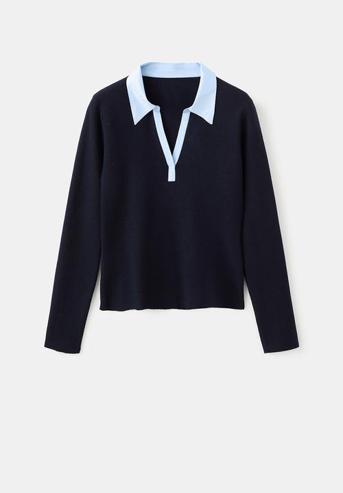 MANGO - Sweater mari - navy