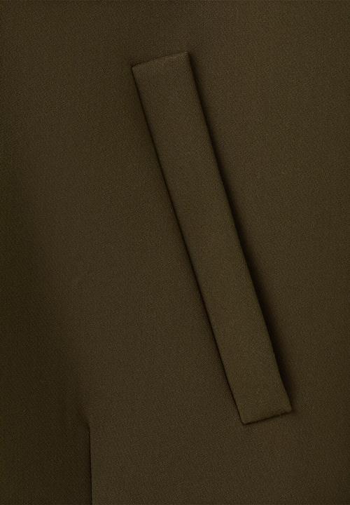 MANGO - Jacket cintu - khaki