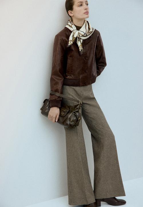 MANGO - Jacket dundee - brown