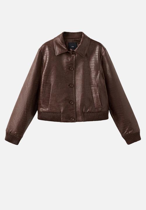 MANGO - Jacket dundee - brown