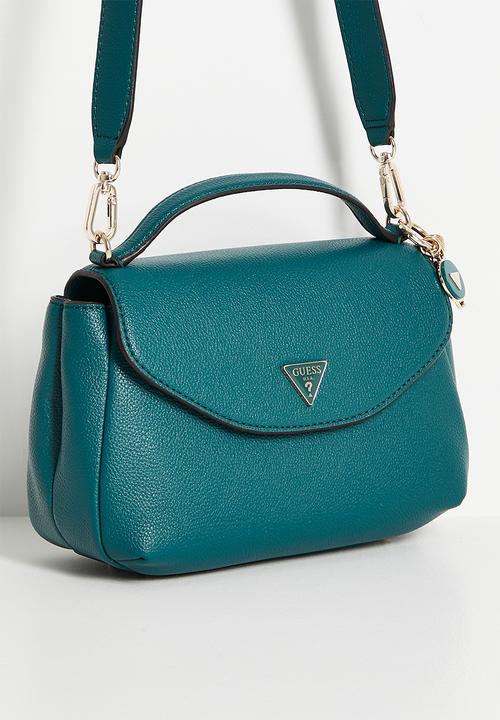 GUESS - Evie top handle flap- teal