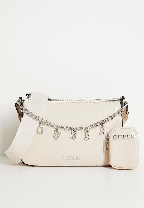ショルダーバッグ バッグ 「GUESS」ゲス FIORA MINI TOP ZIP 