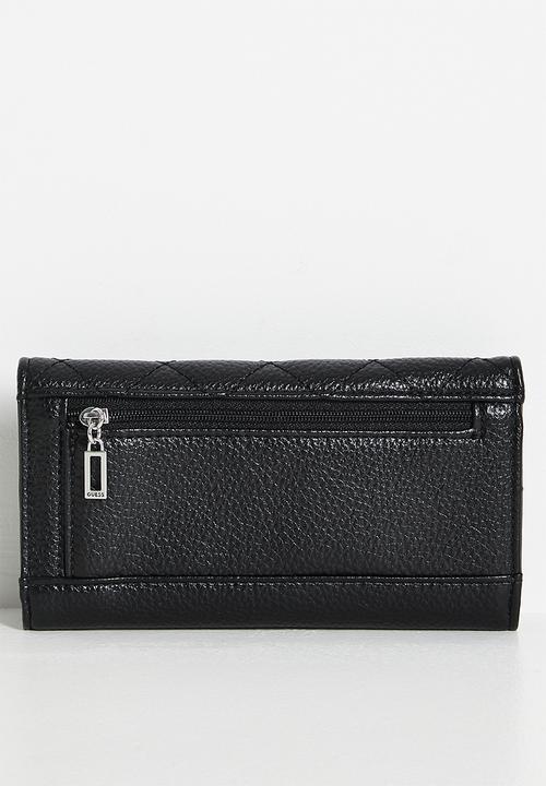 GUESS - Wester sling slim clutch bag- black