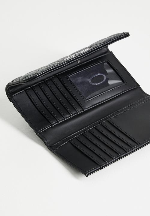 GUESS - Wester sling slim clutch bag- black