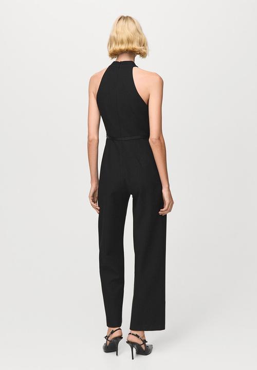 MANGO - Jumpsuit barrel - black