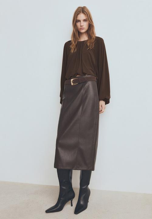 MANGO - Blouse gadea - brown