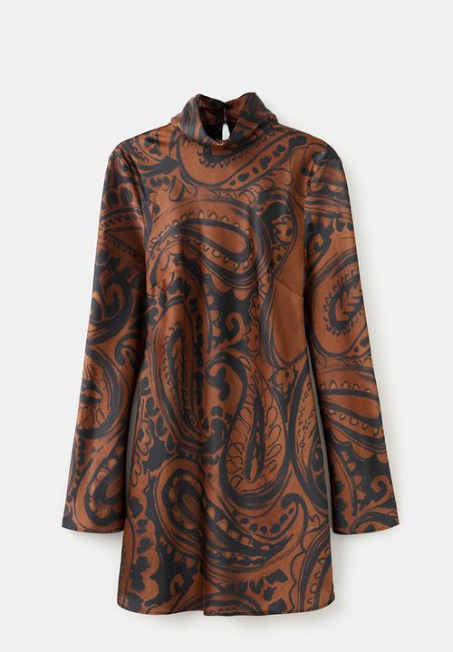 MANGO - Dress matilda - medium orange
