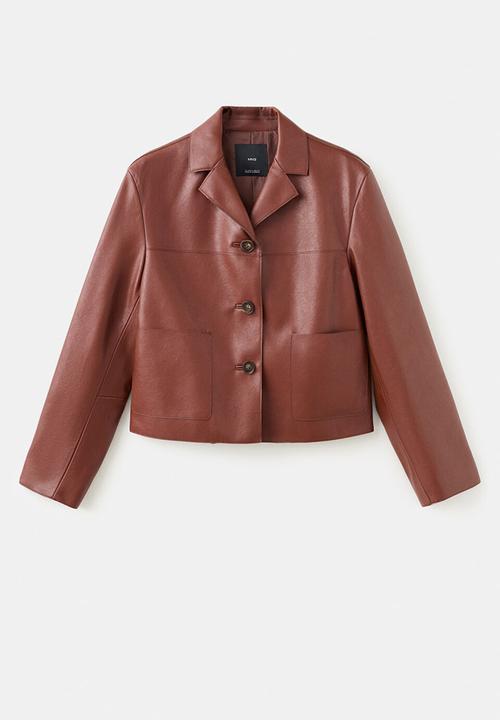 MANGO - Jacket sabi - medium orange