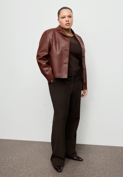 MANGO - Jacket sabi - medium orange