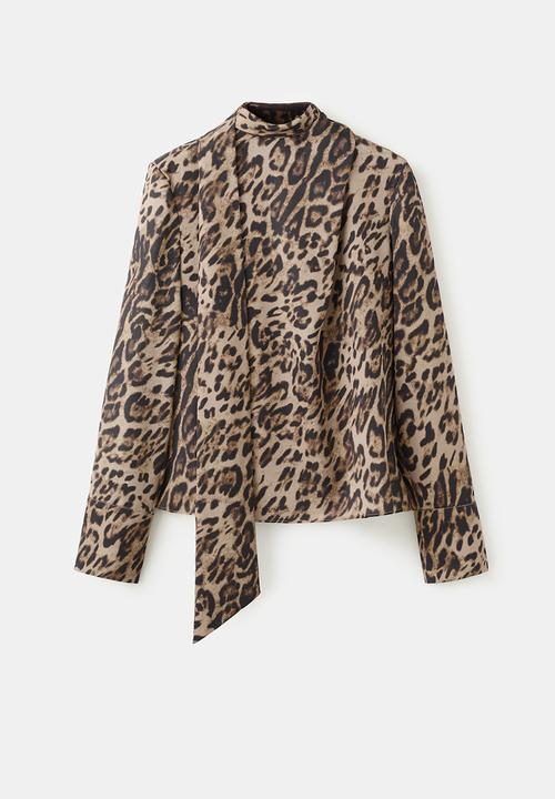 MANGO - Blouse mila - black