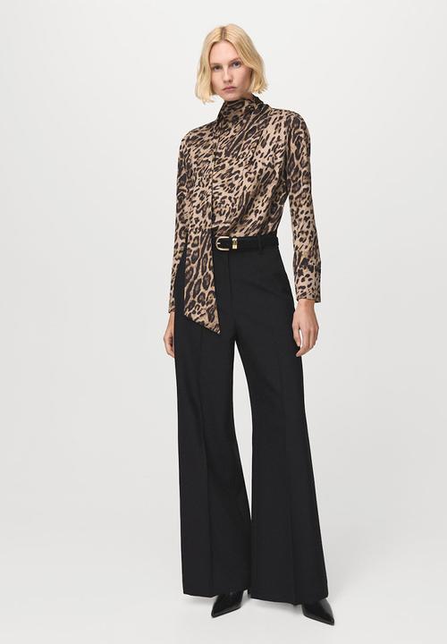 MANGO - Blouse mila - black