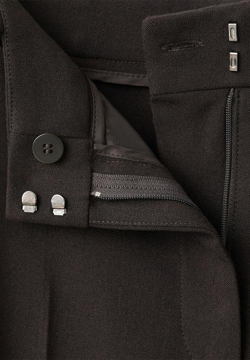 MANGO - Trousers bergen - dark brown