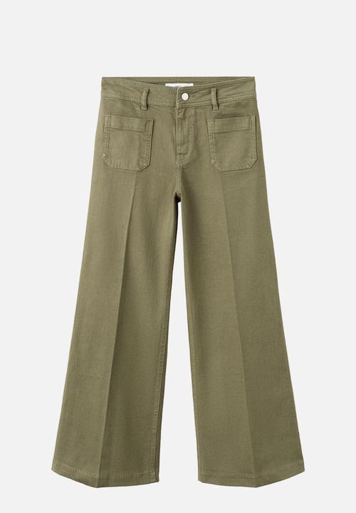 MANGO - Jeans jessie - khaki