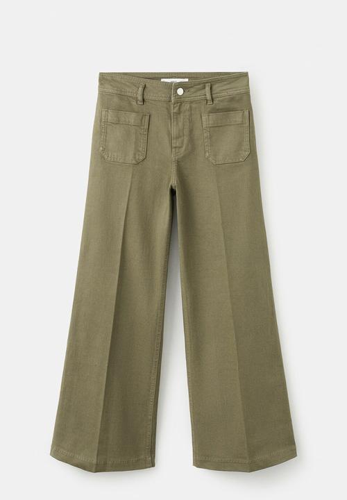 MANGO - Jeans jessie - khaki