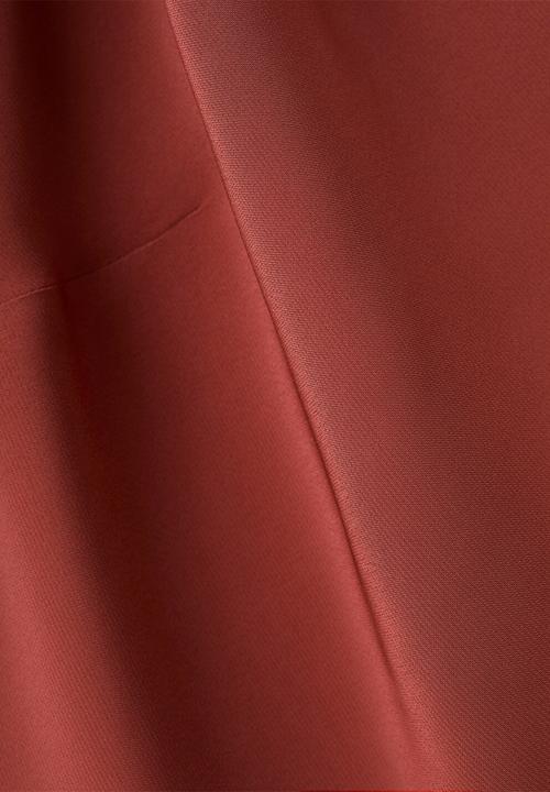 MANGO - Dress lazaro - dark red