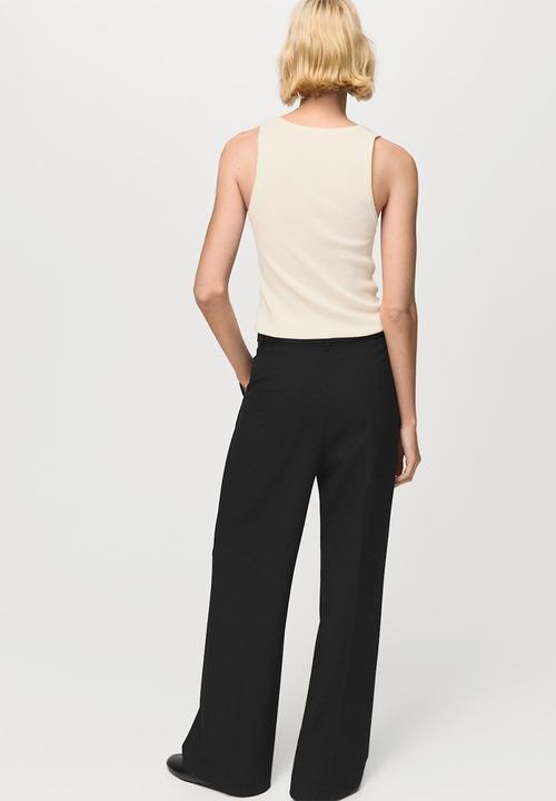 MANGO - Top olsen - light beige