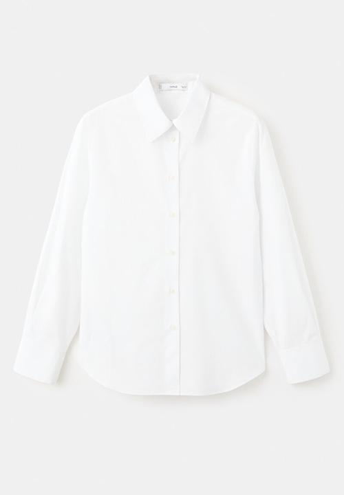 MANGO - Shirt regu - natural