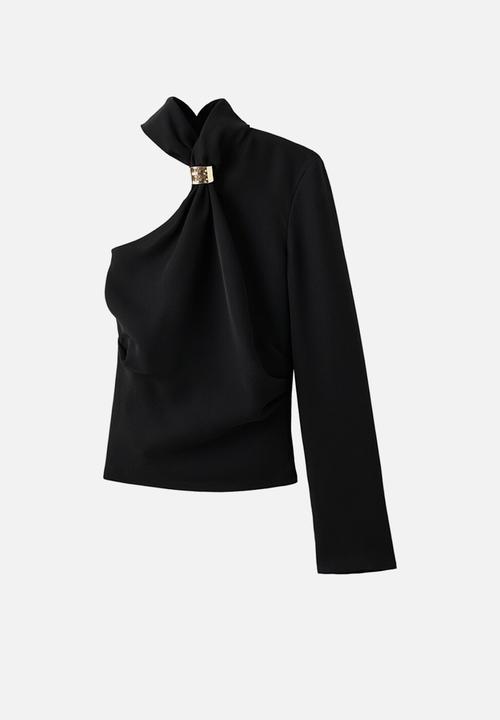 MANGO - Blouse petra - black