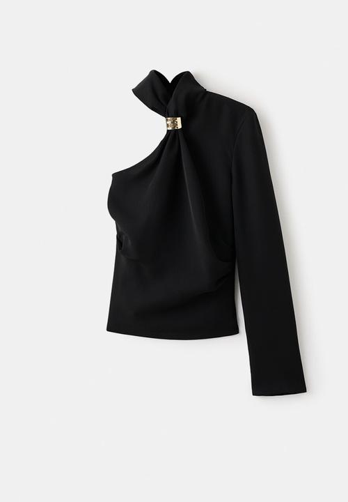 MANGO - Blouse petra - black