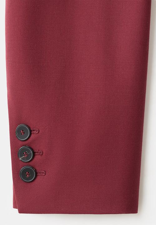 MANGO - Blazer irese - dark red