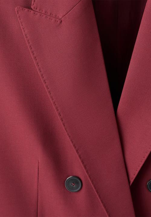 MANGO - Blazer irese - dark red