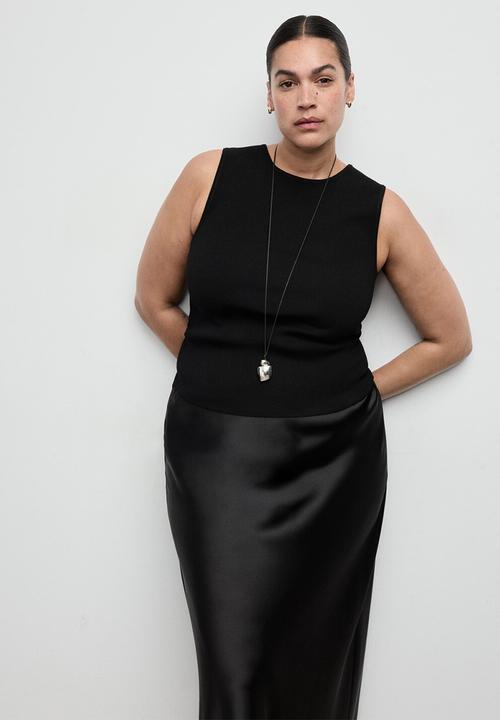 MANGO - Skirt newmia - black