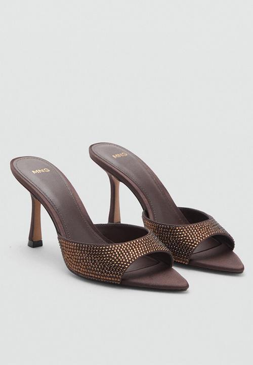 MANGO - Ivanac mule - dark brown